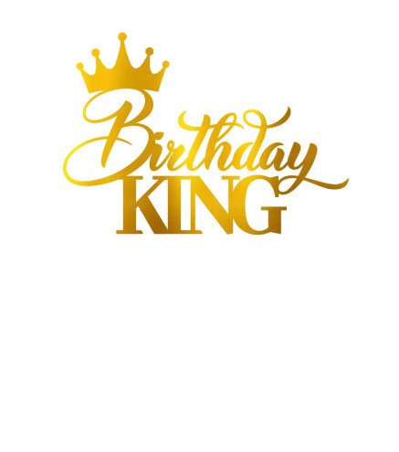Face Topper Birthday King - Couronne