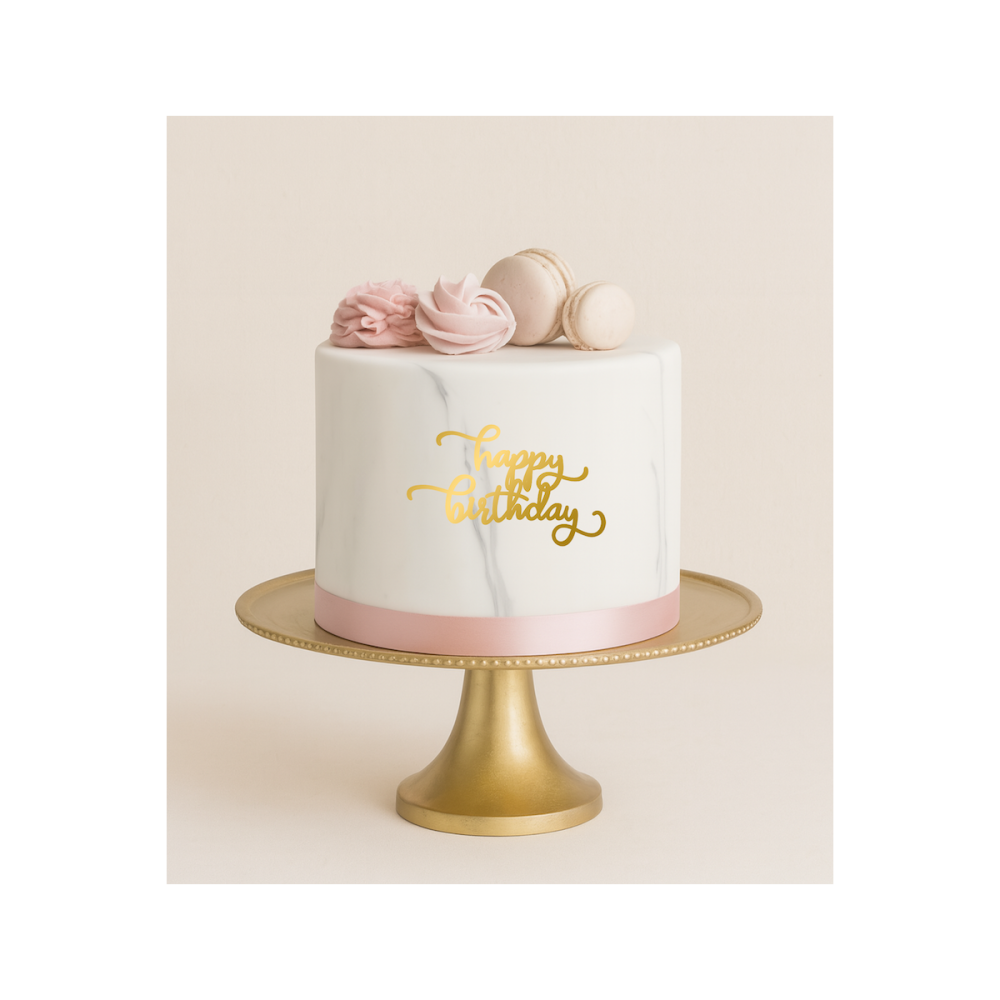 Face Topper - Happy Birthday 7 cm