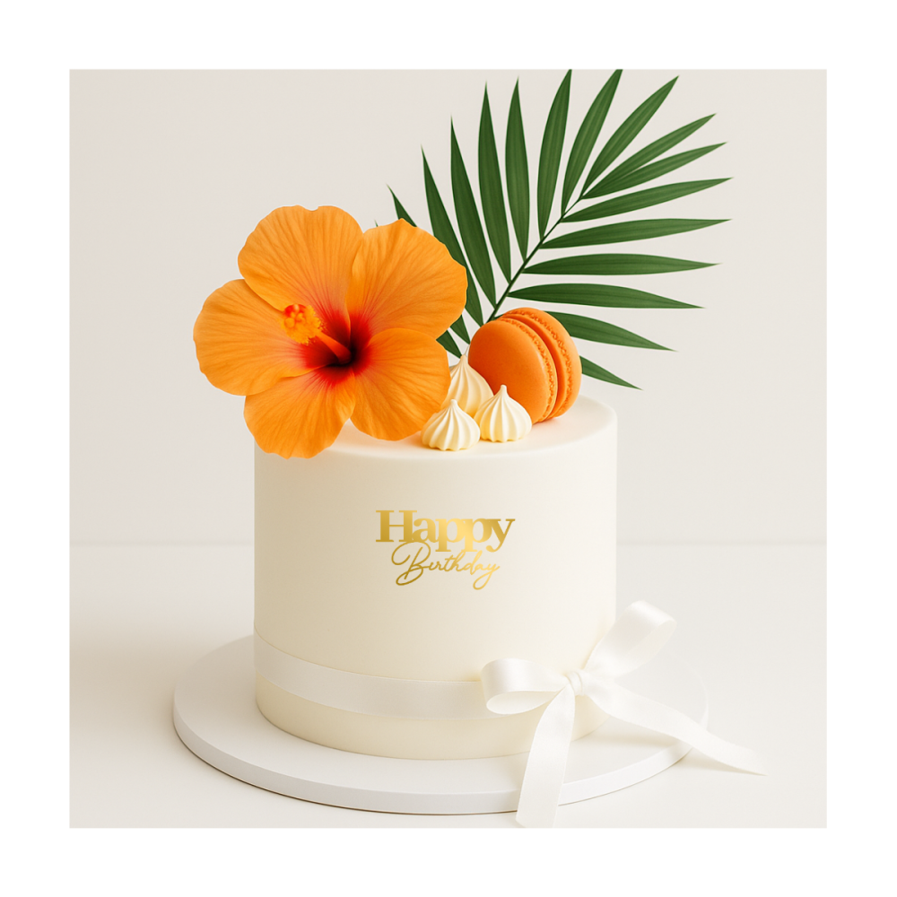 Face Topper - Happy Birthday 8 cm