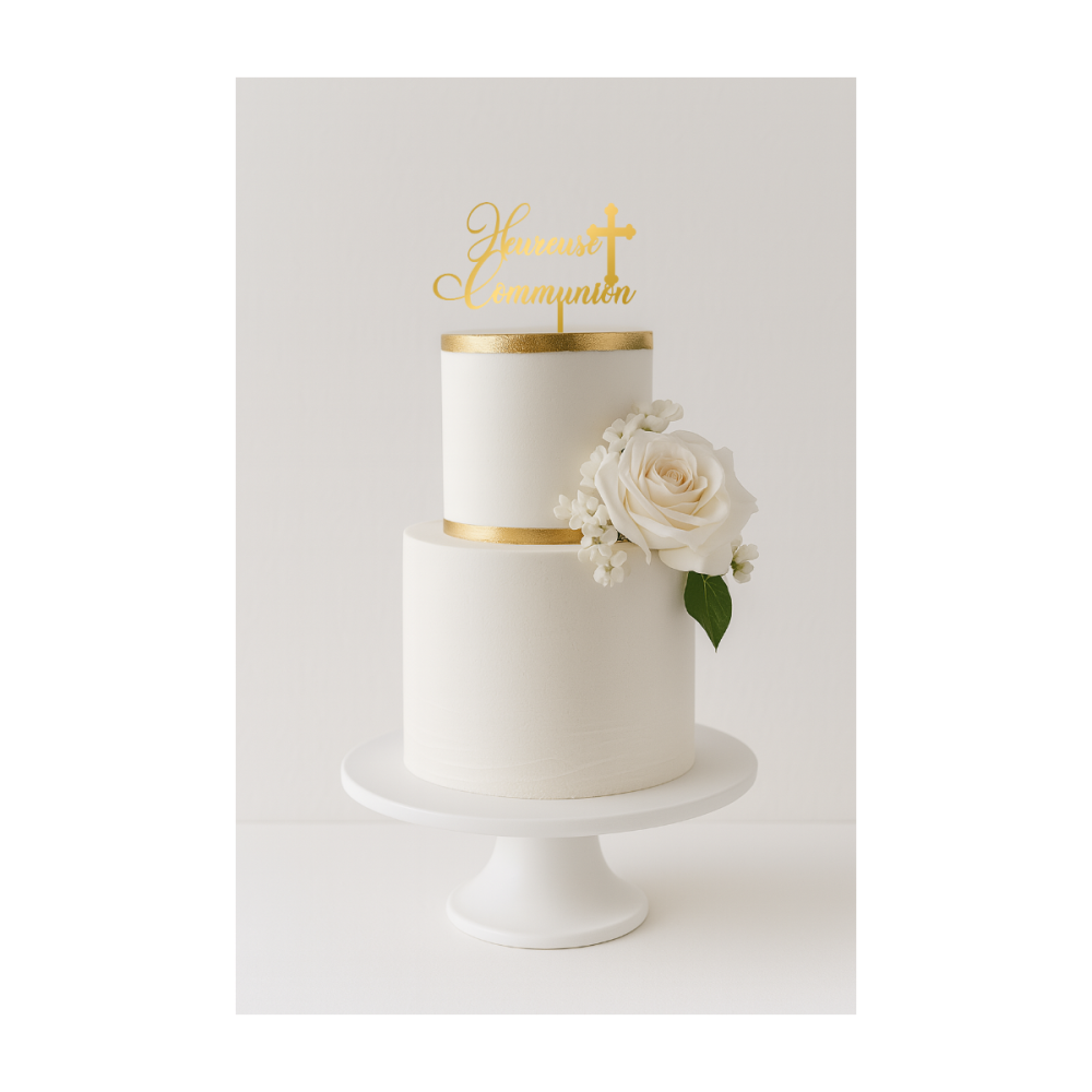 Cake Topper - Heureuse Communion