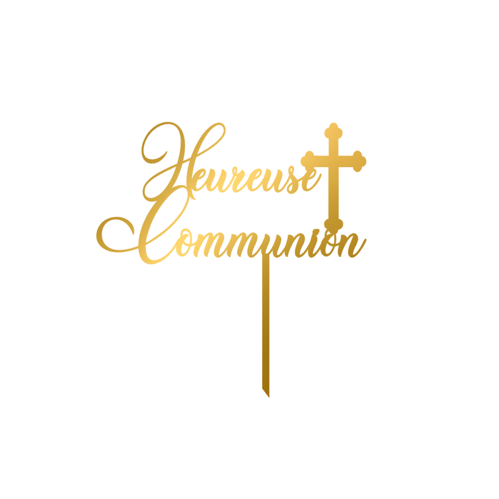 Cake Topper - Heureuse Communion