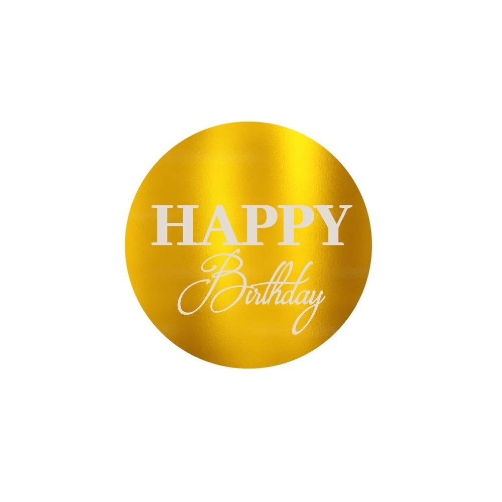 Lot de 10 Face Topper - Happy Birthday
