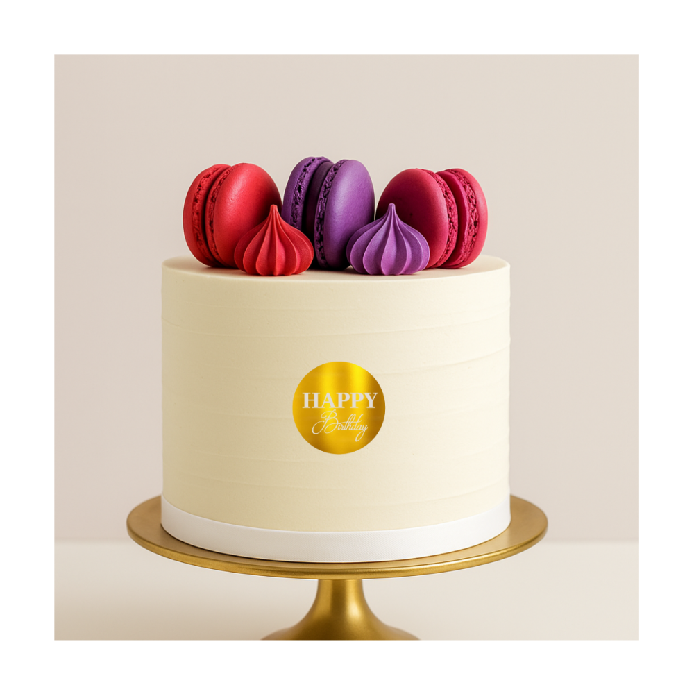 Lot de 10 Face Topper - Happy Birthday