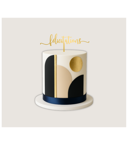 Cake Topper - Félicitations