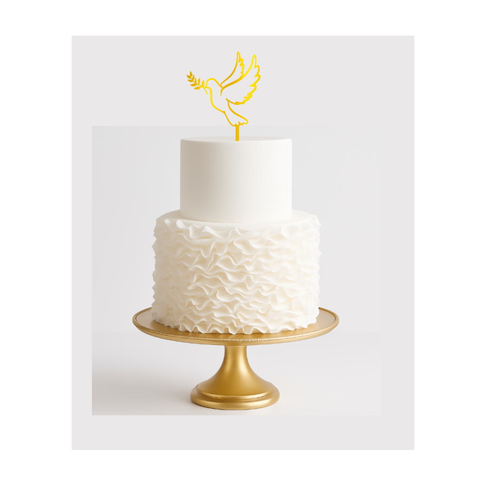 Cake Topper - Colombe