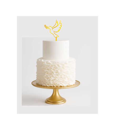 Cake Topper - Colombe