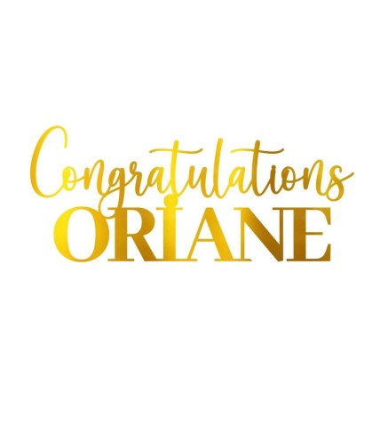 Face Topper - Congratulations