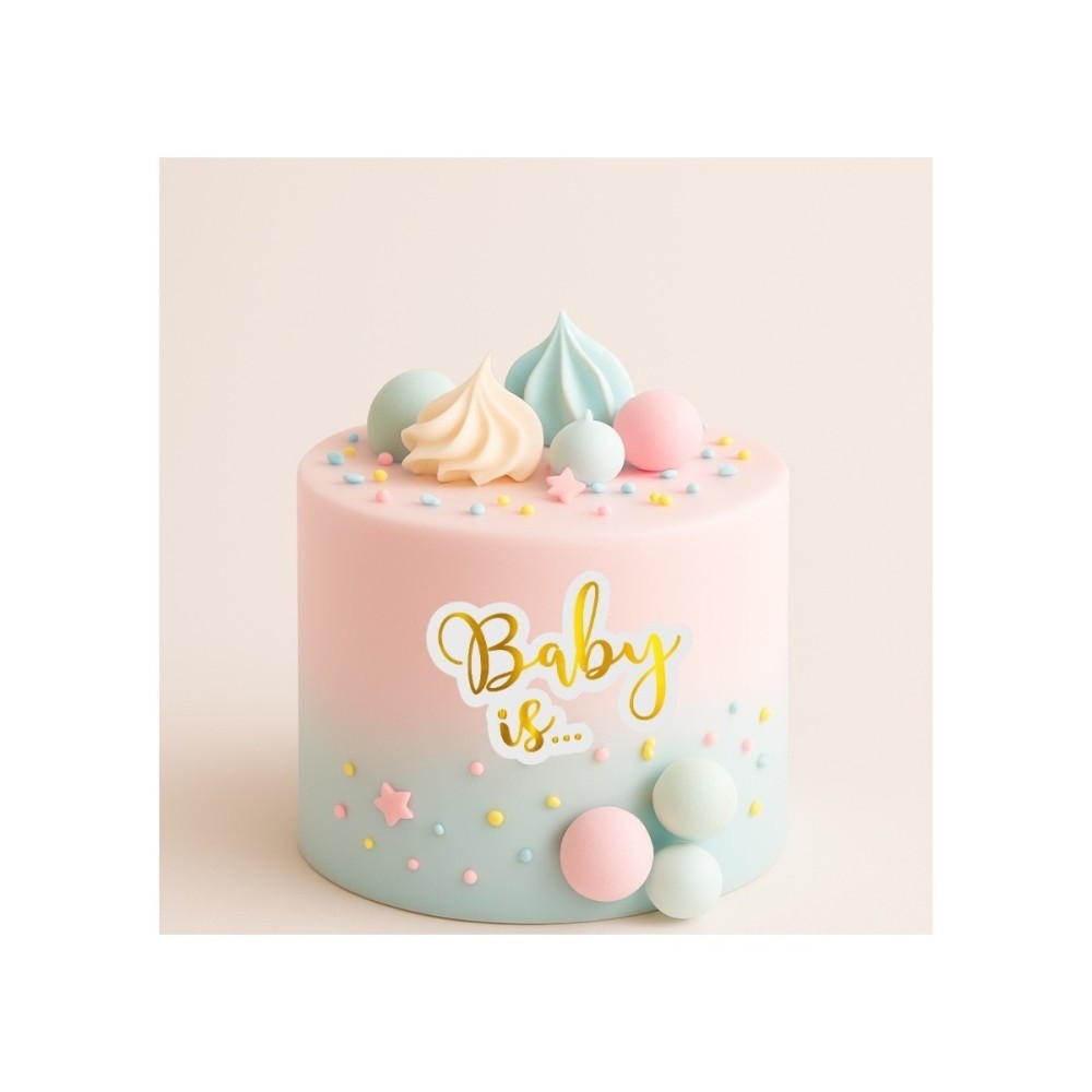 Face Topper - Baby is ...