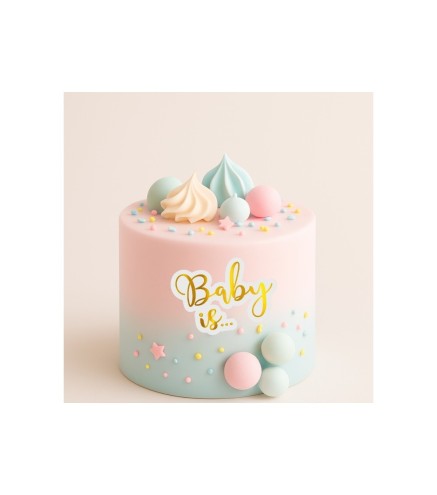 Face Topper - Baby is ...