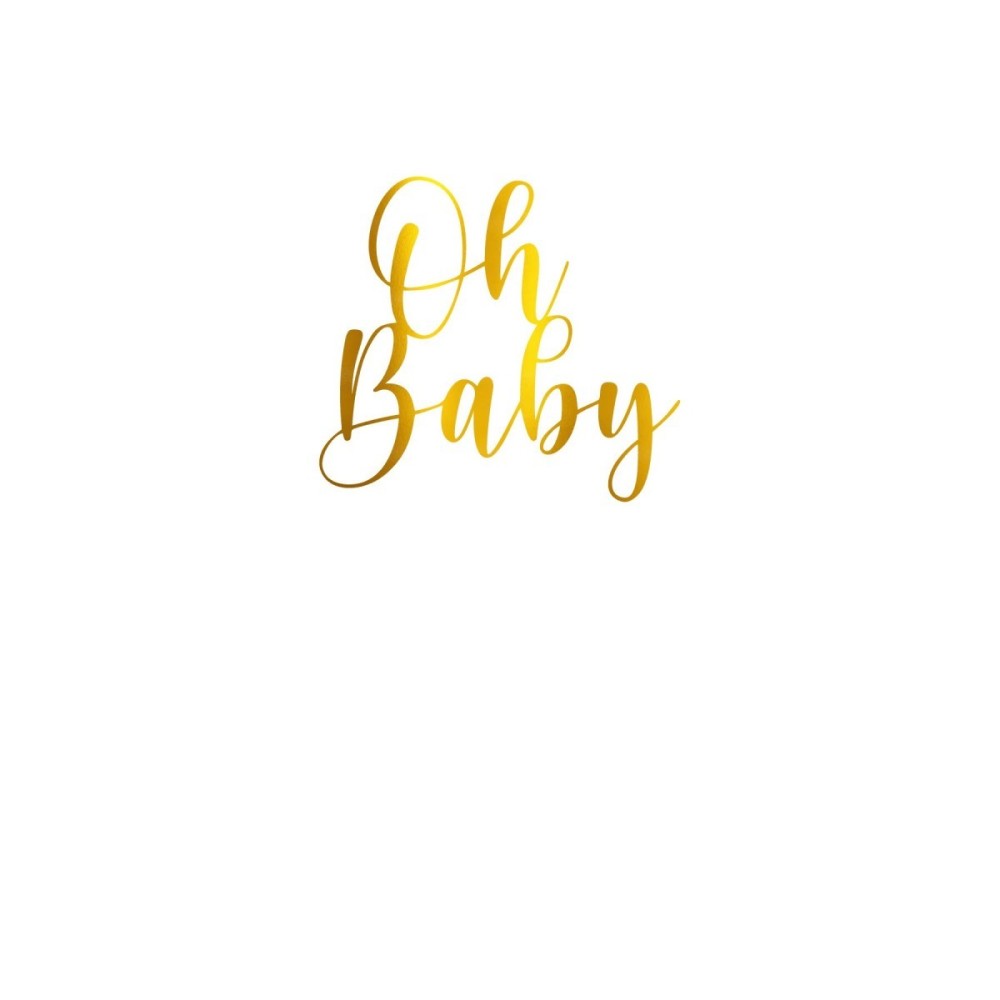 Face topper - Oh Baby