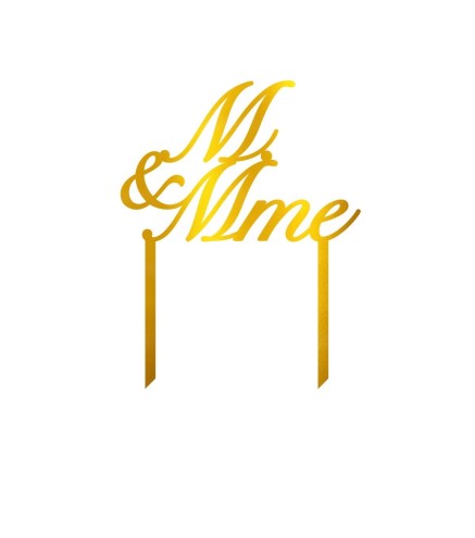 Cake Topper - M.MME