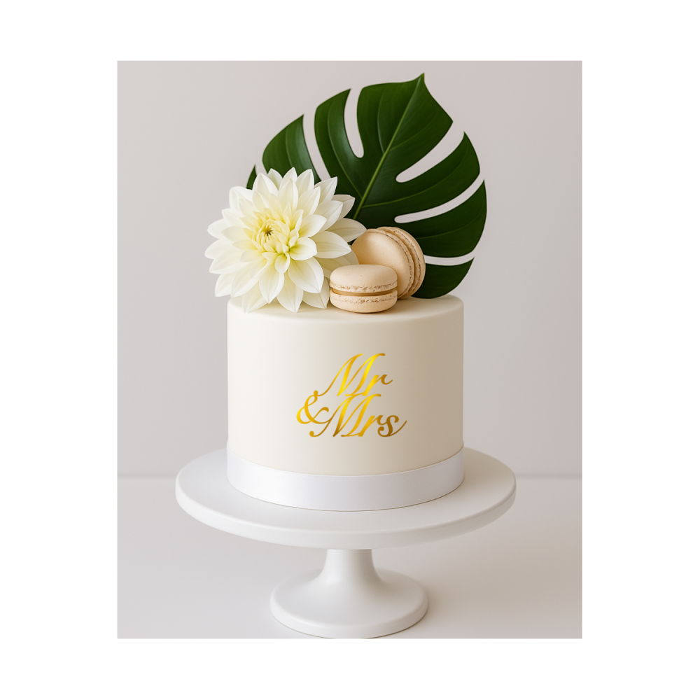 Face Topper - Mr and Mrs