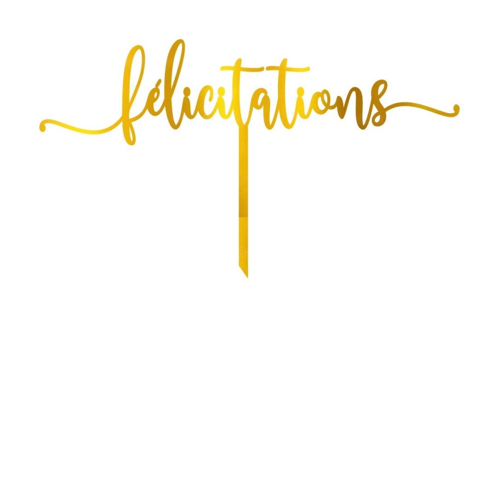 Cake topper - Félicitations